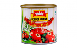 Golden Crown Tomato Puree   Tin  200 grams